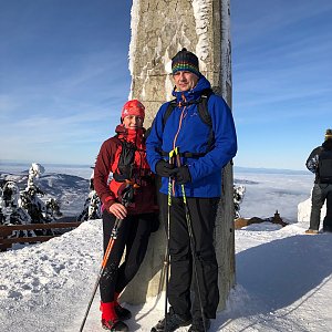 Kateřina Turčeková na vrcholu Lysá hora (26.12.2021 11:00)