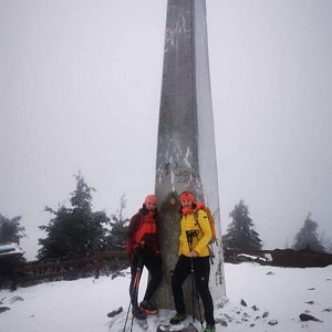 Kateřina Turčeková na vrcholu Lysá hora (13.1.2022 14:21)