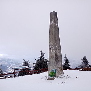 Milan Meravy na vrcholu Lysá hora (20.1.2022 11:10)