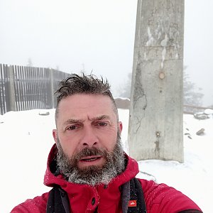 Daniel Hlavac na vrcholu Lysá hora (16.4.2022 13:27)