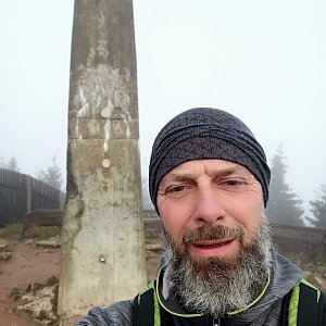Daniel Hlavac na vrcholu Lysá hora (6.11.2022 8:59)