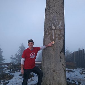 Jaroslav Macura na vrcholu Lysá hora (7.1.2023 10:01)
