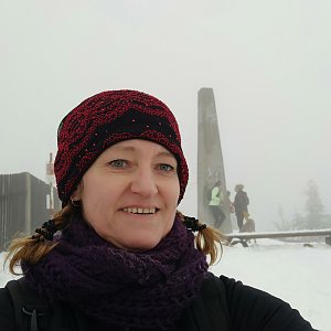Ivana Urbánková na vrcholu Lysá hora (13.1.2023 12:36)