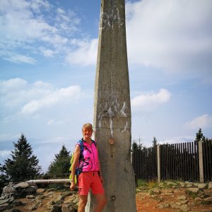 Petra Kopačková na vrcholu Lysá hora (27.8.2023 15:08)
