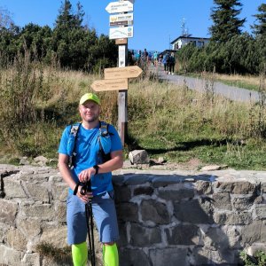 Tomáš Mucha na vrcholu Lysá hora (29.9.2023 14:40)