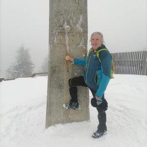 Jaroslav Hrabuška na vrcholu Lysá hora (1.1.2024 12:29)