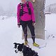 Gabriela Schellnerová na vrcholu Lysá hora (17.1.2018 13:51)
