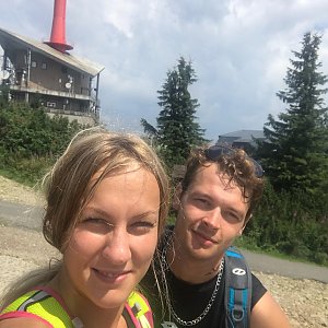 Barbora Dreslerová na vrcholu Lysá hora (23.7.2018 13:25)