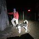 Joch a Dingo na vrcholu Lysá hora (3.11.2018 19:54)