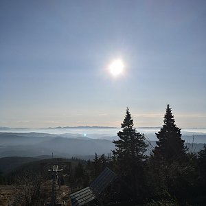 Zuzka Brožková na vrcholu Lysá hora (8.11.2020 8:52)
