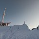 Sandra Blazkova na vrcholu Lysá hora (17.1.2021 16:15)