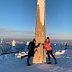 Petra Kostkova na vrcholu Lysá hora (18.1.2021 1:15)
