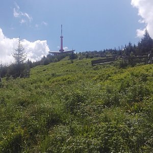 BarůůŠ Heczková na vrcholu Lysá hora (25.5.2018)