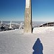 Šárka na vrcholu Lysá hora (15.2.2021 9:17)