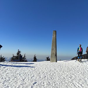 Martin Vitásek na vrcholu Lysá hora (22.2.2021 8:23)