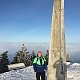 Karel Myslikovjan na vrcholu Lysá hora (27.2.2019 7:46)