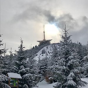 Barbora Dreslerová na vrcholu Lysá hora (3.2.2018 10:29)