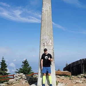 Tomáš Mucha na vrcholu Lysá hora (27.6.2021 11:00)