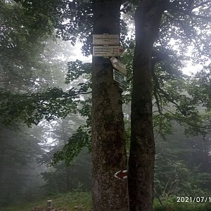 Juditka na vrcholu Tanečnice (17.7.2021)