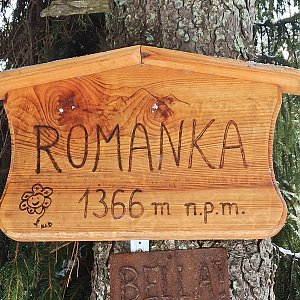 Roman Tigge na vrcholu Romanka (19.4.2022 1:00)
