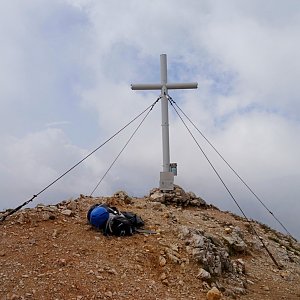 Jiří Králík na vrcholu Monte Cernera Cima Nord (12.7.2018 10:28)