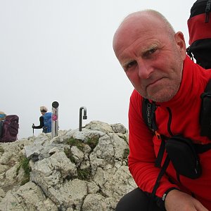 Michal Kříž na vrcholu Viševnik (7.7.2022 11:39)