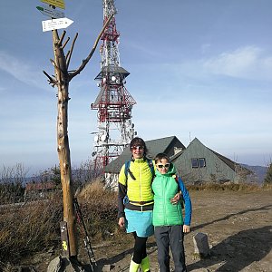Petra Kosarkova na vrcholu Skrzyczne (27.10.2021 13:48)