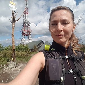 Marcela Kubíčková na vrcholu Skrzyczne (28.5.2022 10:20)
