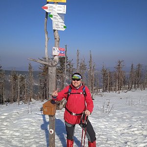 Libor Raszka na vrcholu Malinowska Skala (24.3.2022 8:49)