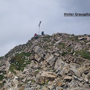 Jirka Zajko na vrcholu Hinter Grauspitz (24.7.2021 11:30)