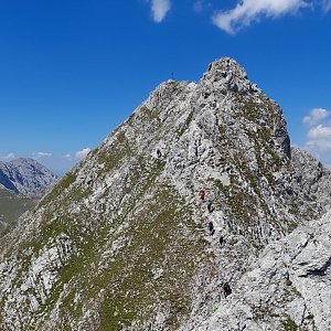 Martin Matějka na vrcholu Westliche Kaminspitze (25.7.2022 12:46)