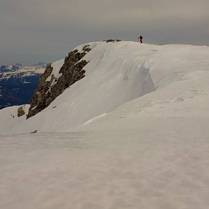 Jan Matiášek na vrcholu Maja Kolata (3.4.2017 12:56)