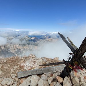 Petr Podroužek na vrcholu Tofana di Dentro (20.8.2021 11:00)
