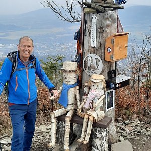 MUDr.Svatopluk Kunčar na vrcholu Ondřejník (29.3.2022 10:48)