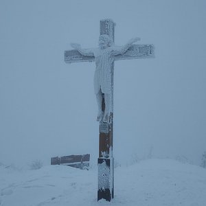Jakub Kotzot na vrcholu Ondřejník (21.1.2023 16:09)