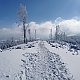 Michelle Sýkorová na vrcholu Ondřejník (14.2.2021 12:40)