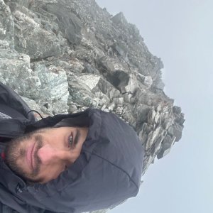 Michael Stránský na vrcholu Ankogel (27.8.2023 18:00)