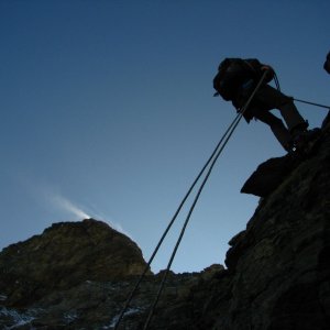 marko na vrcholu Matterhorn (4.8.2009 23:19)