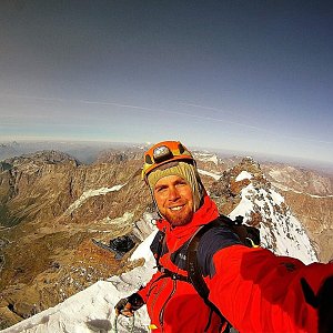 Martin MK Klusák na vrcholu Matterhorn (30.8.2017)