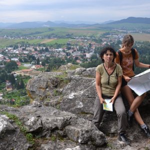 Iveta Válová na vrcholu Skalky (25.7.2011)