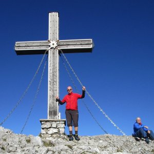 Michal Kříž na vrcholu Hohe Veitsch (29.9.2023 10:32)