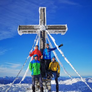 Jiří Králík na vrcholu Hohe Veitsch (12.11.2023 13:50)