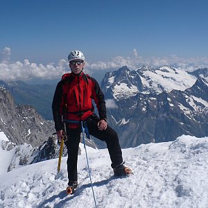 Miroslav Čulík na vrcholu Mönch (22.7.2013 8:46)
