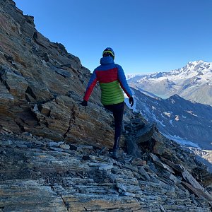 Petra na vrcholu Lagginhorn (20.8.2020 9:15)