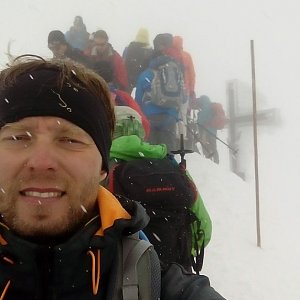 Petr Papcun na vrcholu Großvenediger (14.7.2018 9:44)