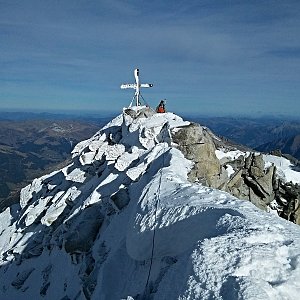 Martin Horáček na vrcholu Olperer (16.11.2015 12:17)