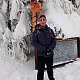 Michael Leppan na vrcholu Zimný (20.1.2019 14:25)