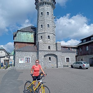 Iva Purmenská na vrcholu Klínovec (11.9.2023 11:37)