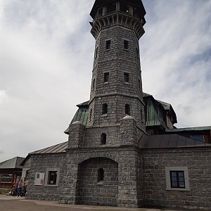 ZdenkaV na vrcholu Klínovec (27.7.2021)