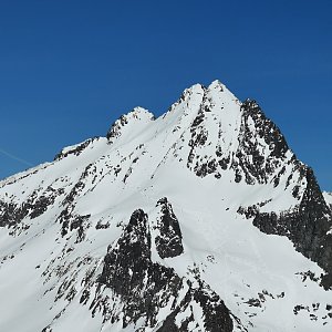 Martin Horáček na vrcholu Tupý hrb (12.3.2022 11:31)